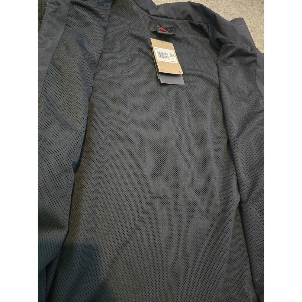 Nike Air Jordan Nylon Windbreaker Jacket Black Fv7299-010 - Men's Size 2XL NWT - Picture 11 of 16